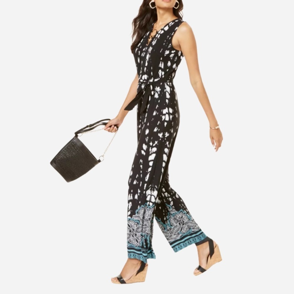 🌸New🌸 INC Women’s Sleeveless Jumpsuit XS Stretch